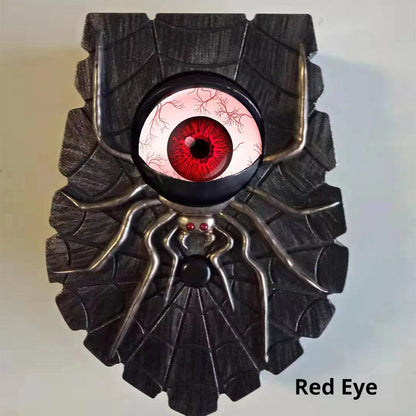 Spider-Eye Rotating Doorbell with Creepy Glowing Effect