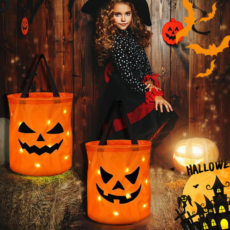 Halloween Glowing Pumpkin Candy Handbag